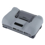 Back view of the DJI RC PRO 2 silicone sleeve highlighting the anti-slip texture and precise 0.1mm cutouts for ports and heat dissipation.