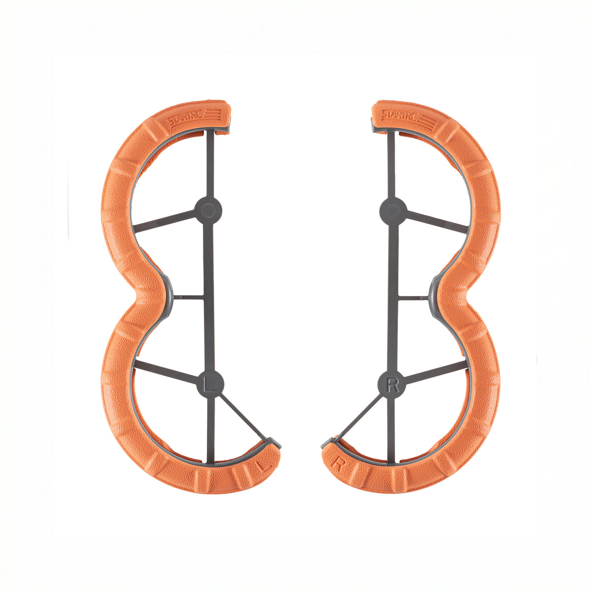 A pair of high-density EVA bumper guards for DJI Avata 360. Tool-free quick-release drone accessories by STARTRC.