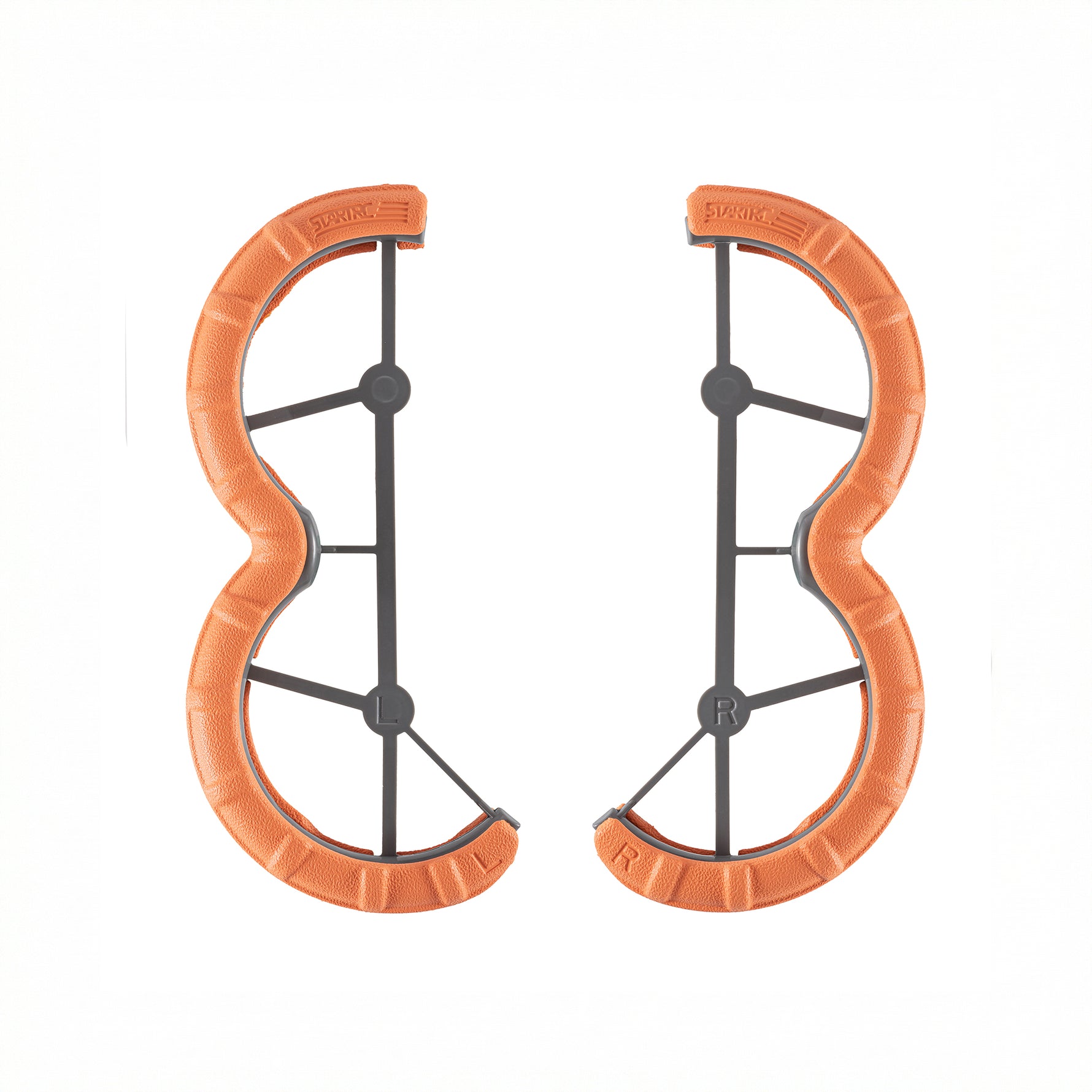 A pair of high-density EVA bumper guards for DJI Avata 360. Tool-free quick-release drone accessories by STARTRC.