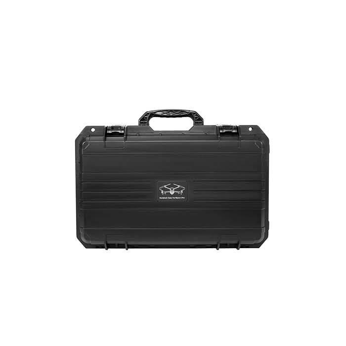 Front view of the heavy-duty trolley-type waterproof hard case, designed to securely store and transport your DJI camera drones and accessories.