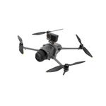 DJI drone equipped with a smart airdrop system and a top-mounted action camera, ready for creative payload delivery.