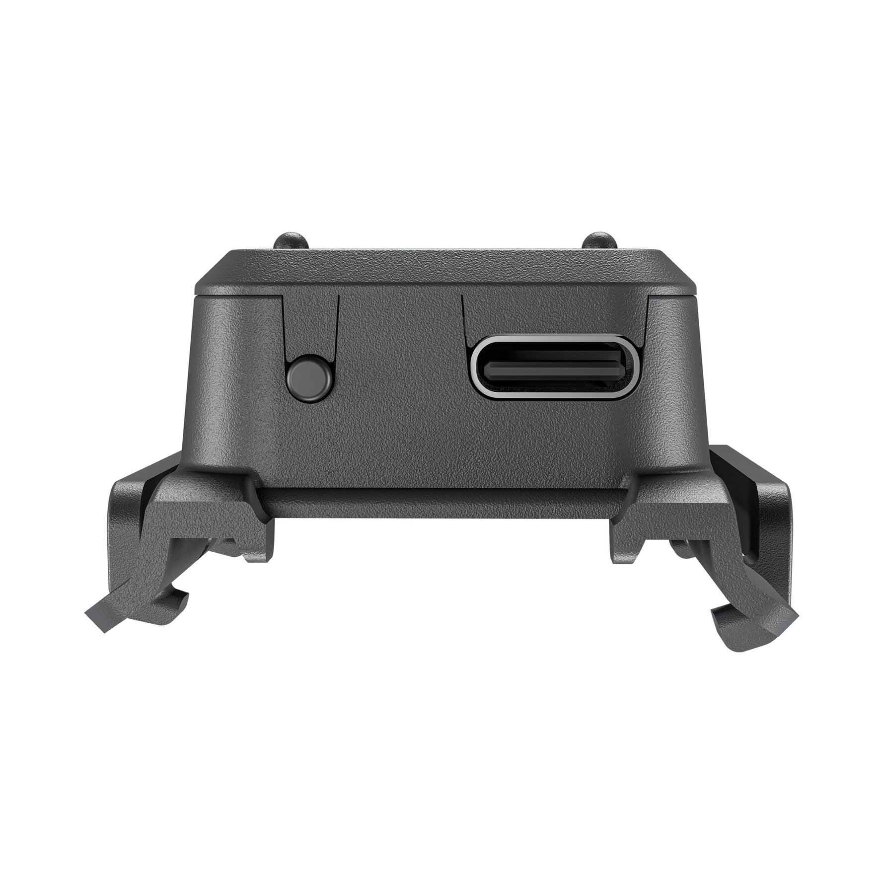 Side profile of the STARTRC DJI Neo 2 night light showing the charging port for its built-in battery, offering 70 minutes of usage.