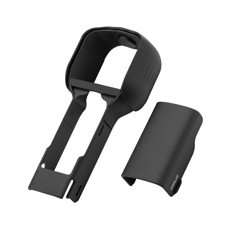 The quick-snap design of the STARTRC DJI Pocket 4 protective case, separated to show the easy installation process for instant shooting.