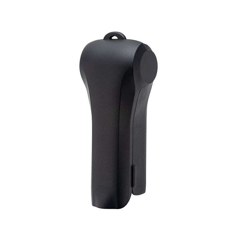 Angled view of the STARTRC Pocket 4 flip cover, showcasing its high-impact 360-degree protection design in a sleek black finish.