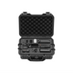 Open view of the STARTRC DJI Pocket 4 protective case. The precision-molded upper tier grants instant access to the Creator Combo gear, including the camera, mini tripod, and mic.