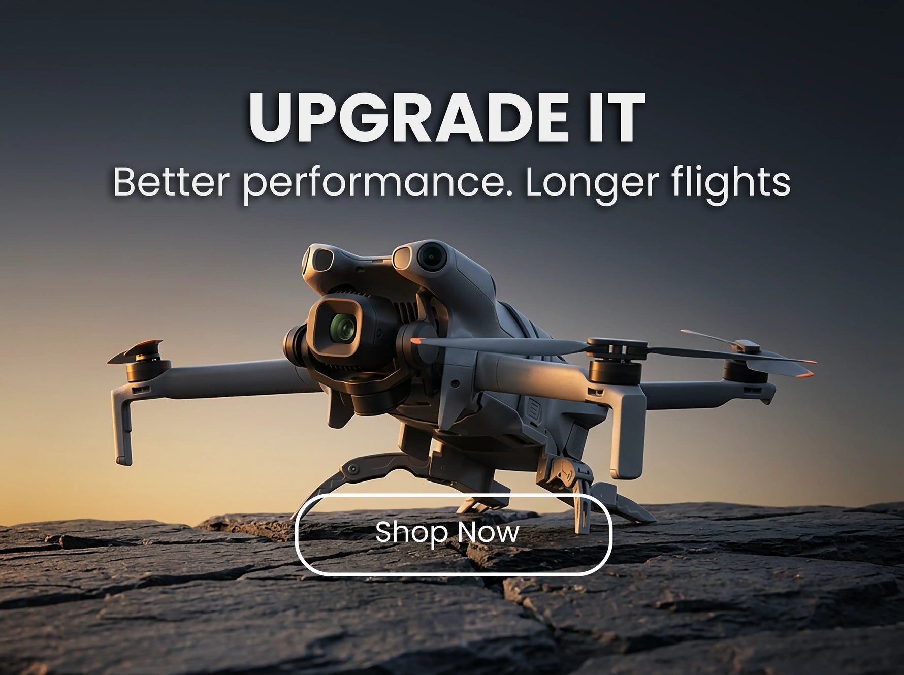 Upgrade your drone with high-quality landing gear extensions for better flight performance and safer landings on uneven terrain.