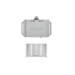 Top and bottom components of the seamless payload dropper mechanism, designed for universal compatibility with all DJI Mini camera drones.