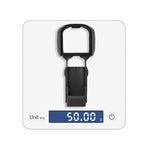 A digital scale displaying the ultra-lightweight 50g net weight of the STARTRC dynamic protective case, ensuring freedom of movement.