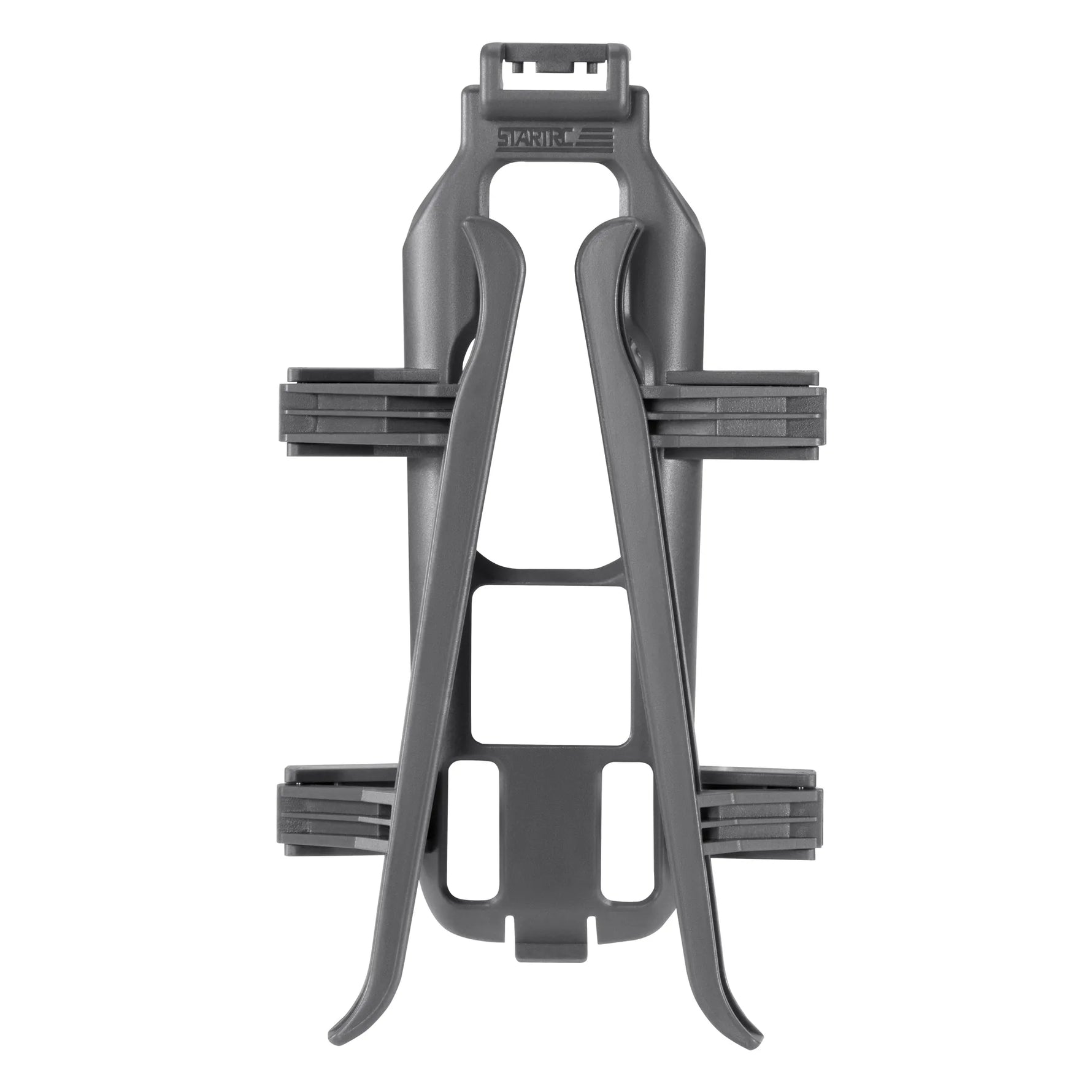 Top-down angle of the carbon fiber-reinforced ABS landing extensions, showcasing its streamlined and aerodynamic design.