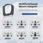 Multifunctional mount adapter overview showcasing the secure, real-machine mold design of this essential DJI drone accessory.