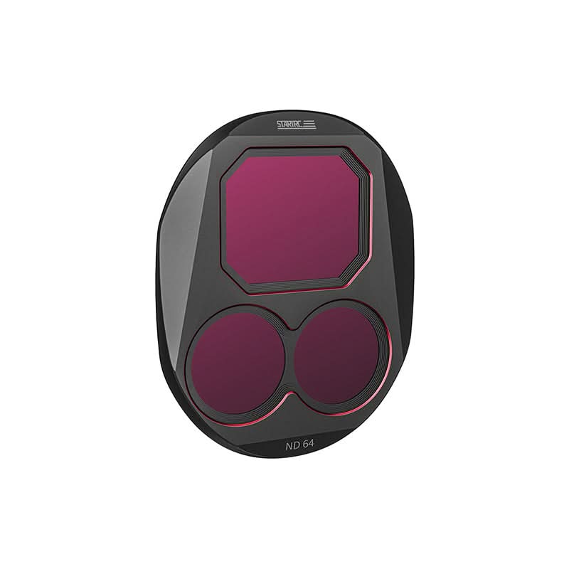 ND64 six-stop neutral density filter specifically crafted for DJI drones, enabling long exposures over city skylines.