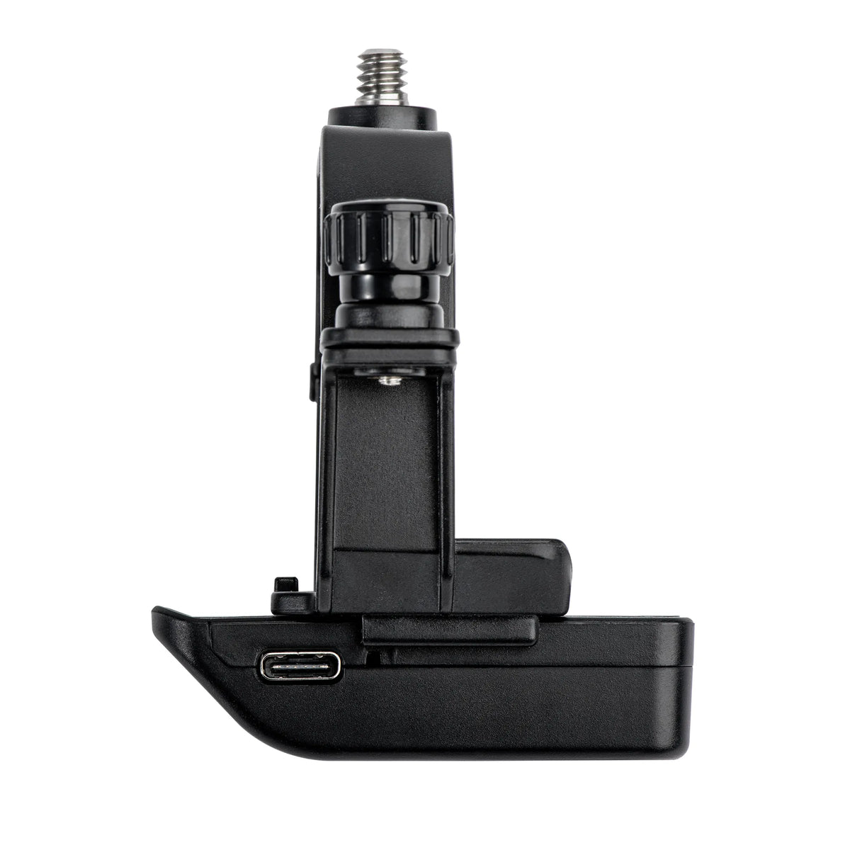 Side profile of the lightweight payload release mechanism, featuring a secure attachment system for versatile aerial missions.