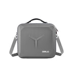 Portable hard shell shoulder bag for DJI Mavic 4 Pro, featuring a sleek grey design for travel and outdoor drone photography.