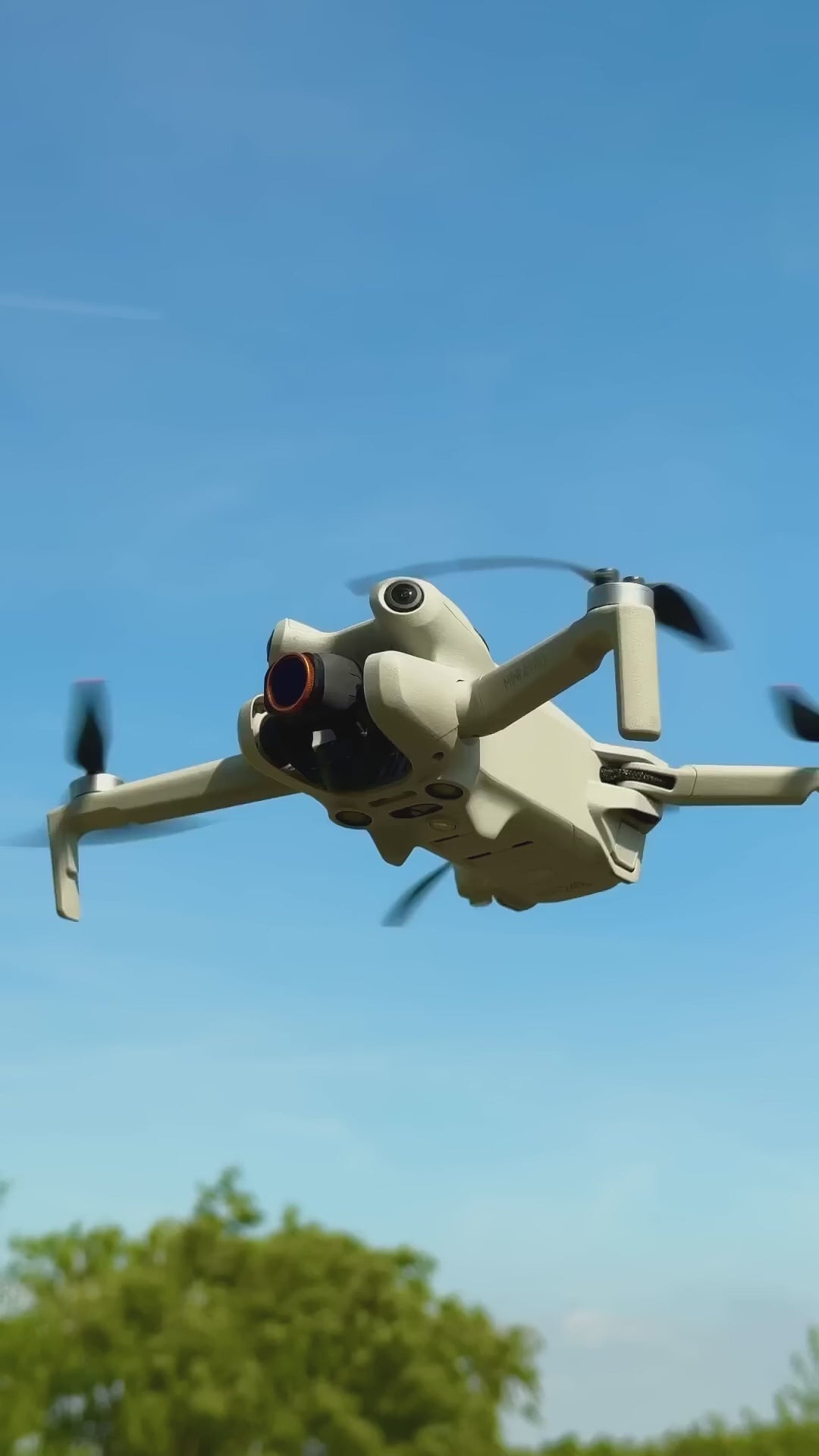 Vertical video thumbnail demonstrating the drone's enhanced light transmission and vibrant landscape footage using the pro-grade filter accessory.