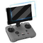 Angled view of the precision-engineered 2.5D rounded edge screen shield perfectly designed to fit the DJI Mavic 4 Pro RC controller.