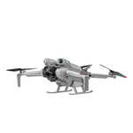 Grey slope-design landing gear attached to a lightweight DJI drone, elevating the lens by 42mm for safer takeoffs and landings.