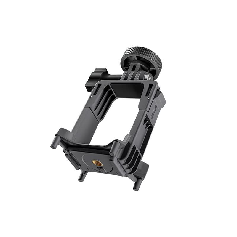 A high-angle view of the durable ABS action camera bracket specifically designed for the DJI Avata 2 accessory port.