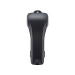 Front view of the STARTRC DJI Osmo Pocket 4 flip protective case, featuring a tough ABS exterior with a premium skin-friendly leather texture and top lanyard hole.