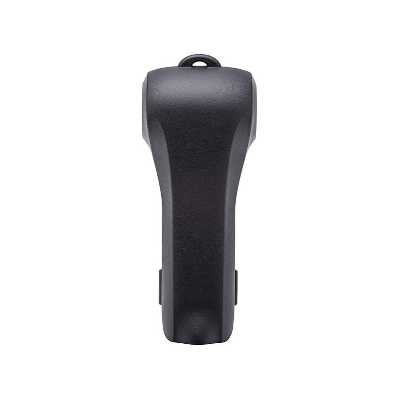 Front view of the STARTRC DJI Osmo Pocket 4 flip protective case, featuring a tough ABS exterior with a premium skin-friendly leather texture and top lanyard hole.