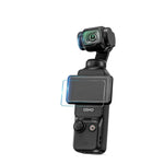 Main view of the STARTRC precision-fit screen and lens protector for the DJI Osmo Pocket 4 and 3 series. Essential DJI Osmo Pocket 4 accessories engineered with 9H tempered glass.