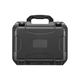 Front view of the STARTRC waterproof hard case for DJI Osmo Pocket 4. Featuring a rugged drop-proof PP material and an air pressure valve for a complete waterproof seal.
