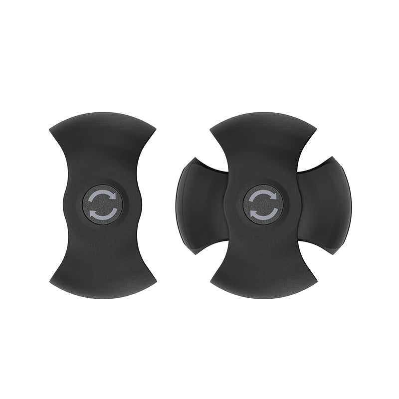 Detailed view of the flip shield components for the STARTRC dynamic case, providing rugged armor for deep storage with a simple twist.