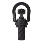 Rear installation view of the STARTRC ring light on the DJI Pocket 4, featuring a secure fit and textured grip.