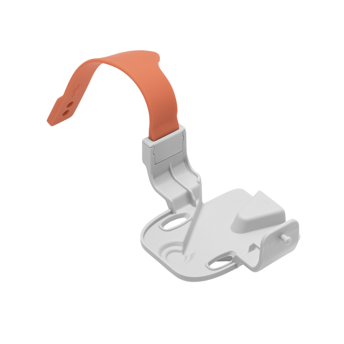 Angled view of the STARTRC propeller holder. Designed to fit perfectly with the original gimbal guard attached, fully compatible with the DJI Lito travel case.